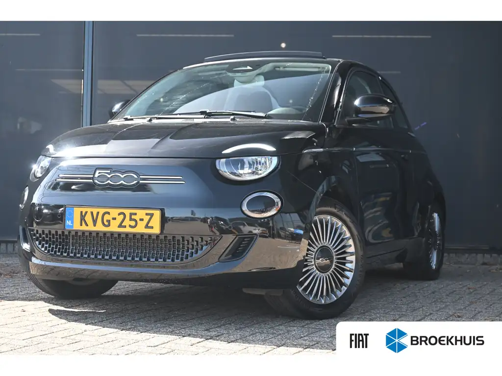 Fiat 500C Icon 42 kWh 96,47%SOH! | Navi by App | Stoel verwa