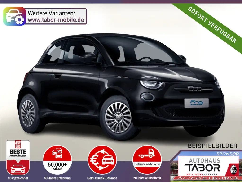 Fiat 500e 42kWh Klimaaut. Nav PDC Kam CarPlay UVP-37%*