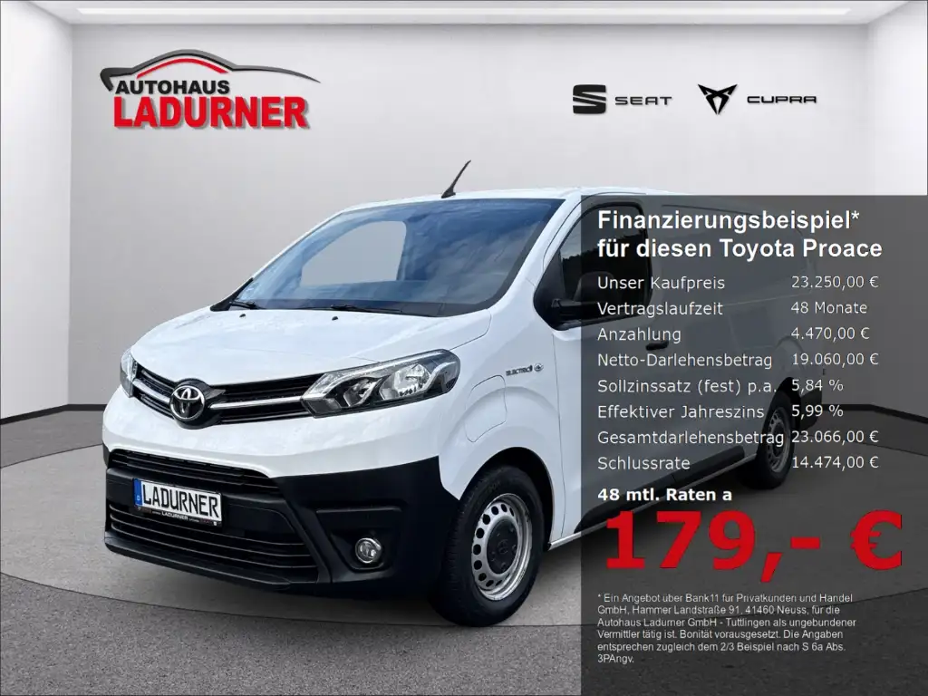 Toyota Proace L2 Kasten Electric Comfort Navi Apple CarPlay Andr