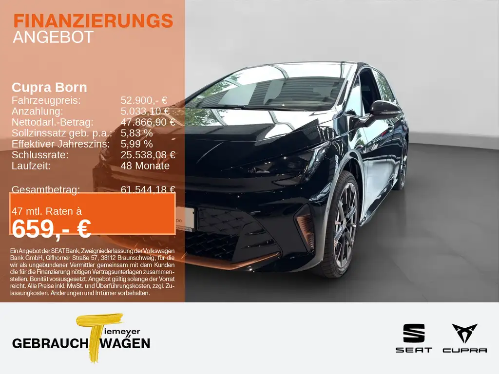 CUPRA Born VZ NAVI HuD STHZ LM20 CLIMA ACC DCC