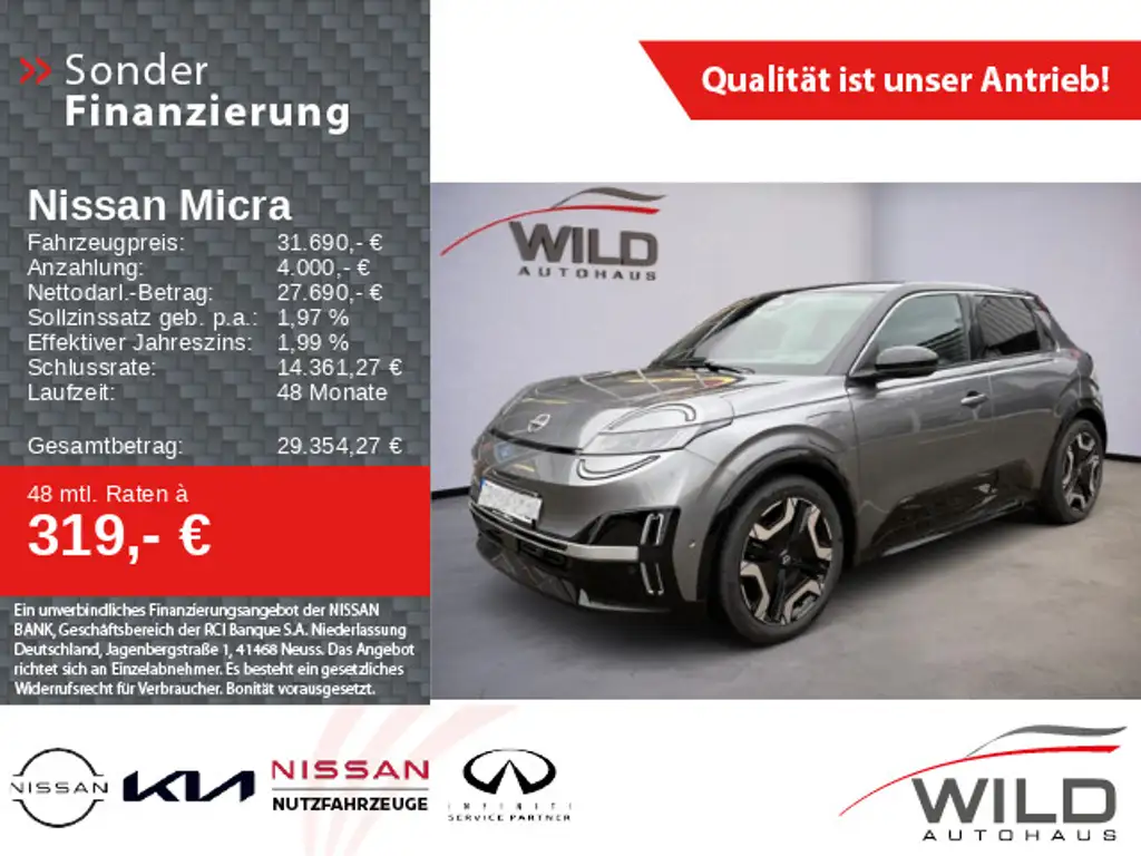Nissan Micra MICRA | 52 kWh | EVOLVE | ProPilot | Assist Park