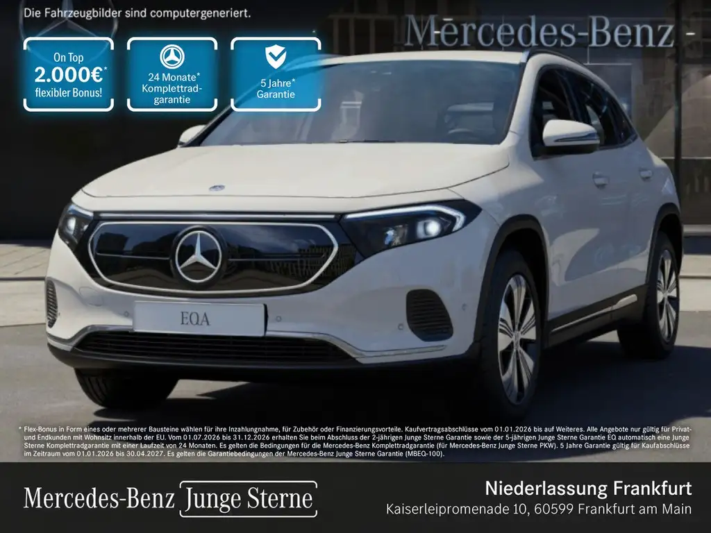 Mercedes-Benz EQA 300 4M PROG+ADVANCED+AHK+KAMERA+MEMORY+SPUR