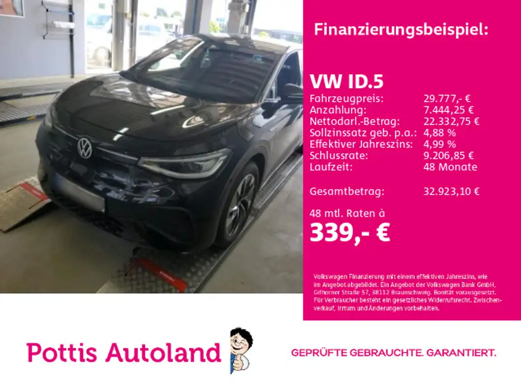 Volkswagen ID.5 PRO AHK KAMERA NAVI SITZHZG IQ.LIGHT
